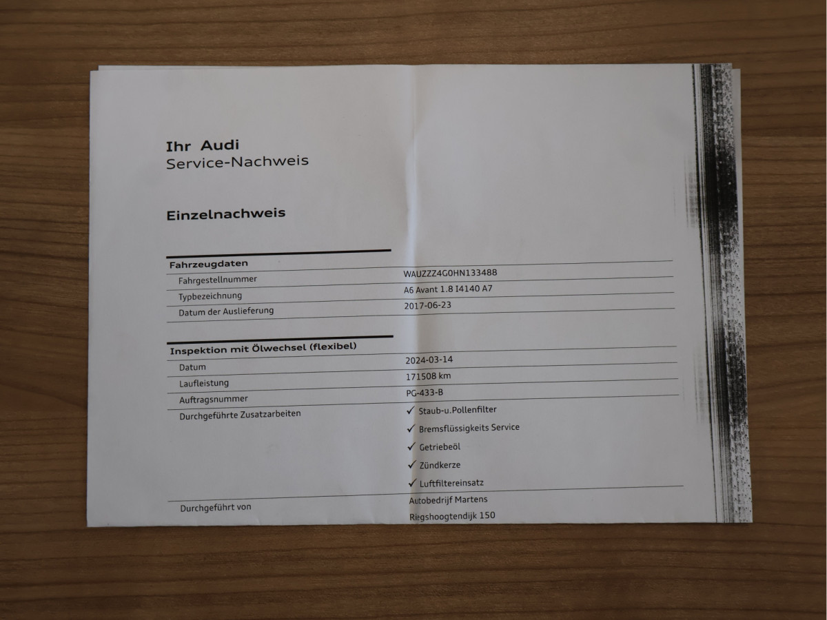 Audi A6 Avant 1.8 TFSI ultra S line Automaat