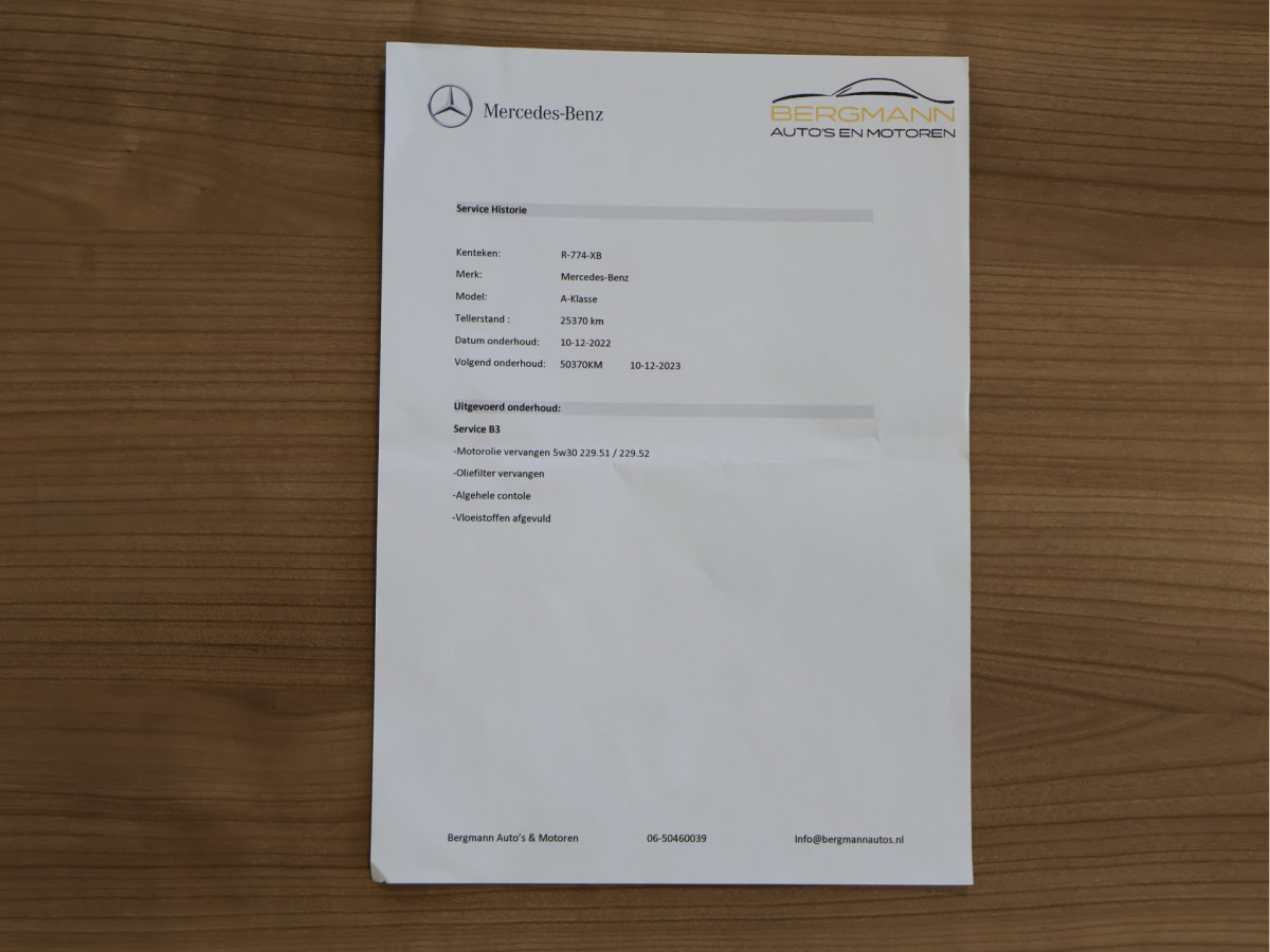 Mercedes-Benz A-Klasse 180 AMG Line Automaat